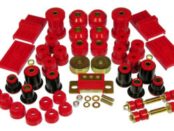 Prothane 7-220 Red Front Lower Control Arm Bushing Kit with Shells 